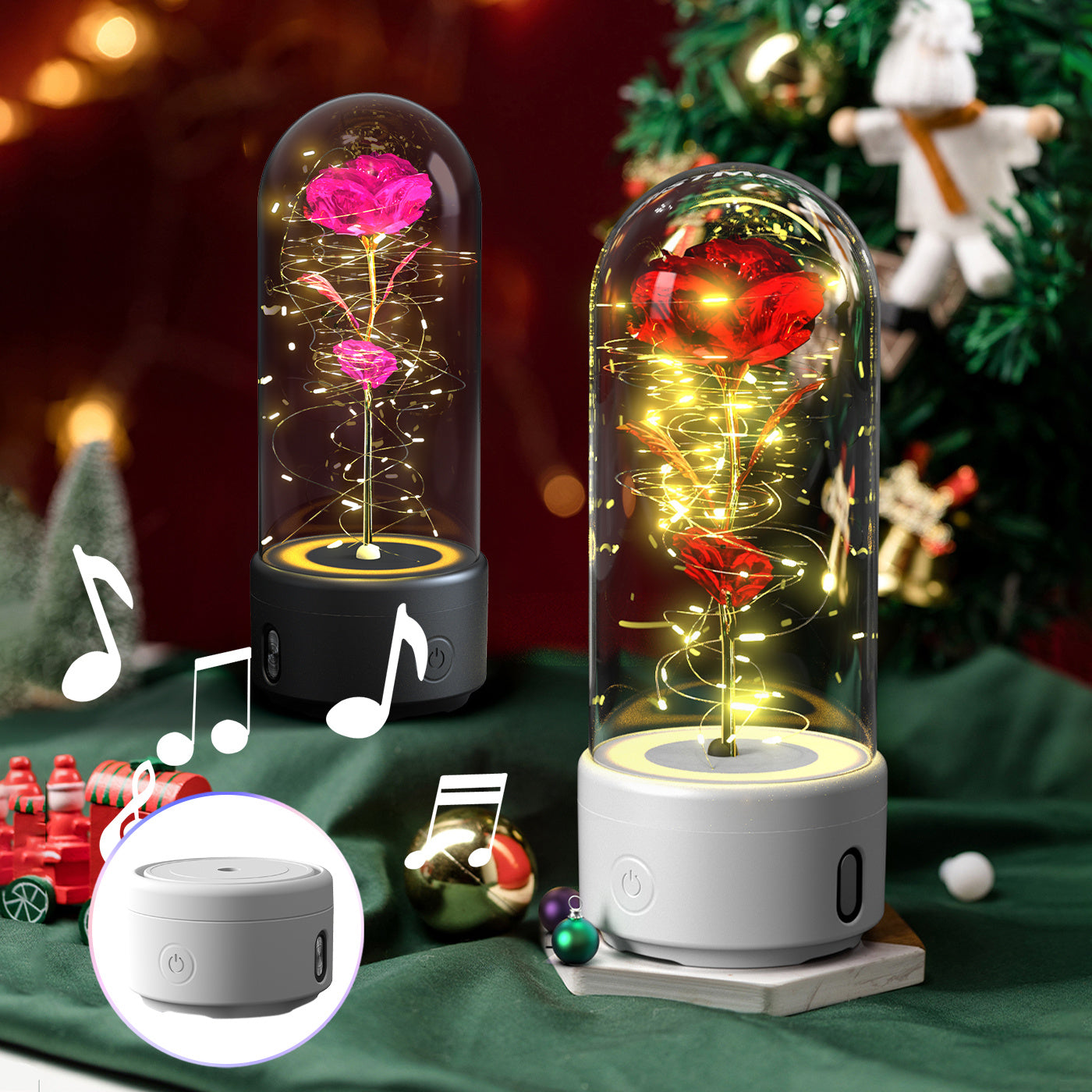 2 In 1 Rose LED Light