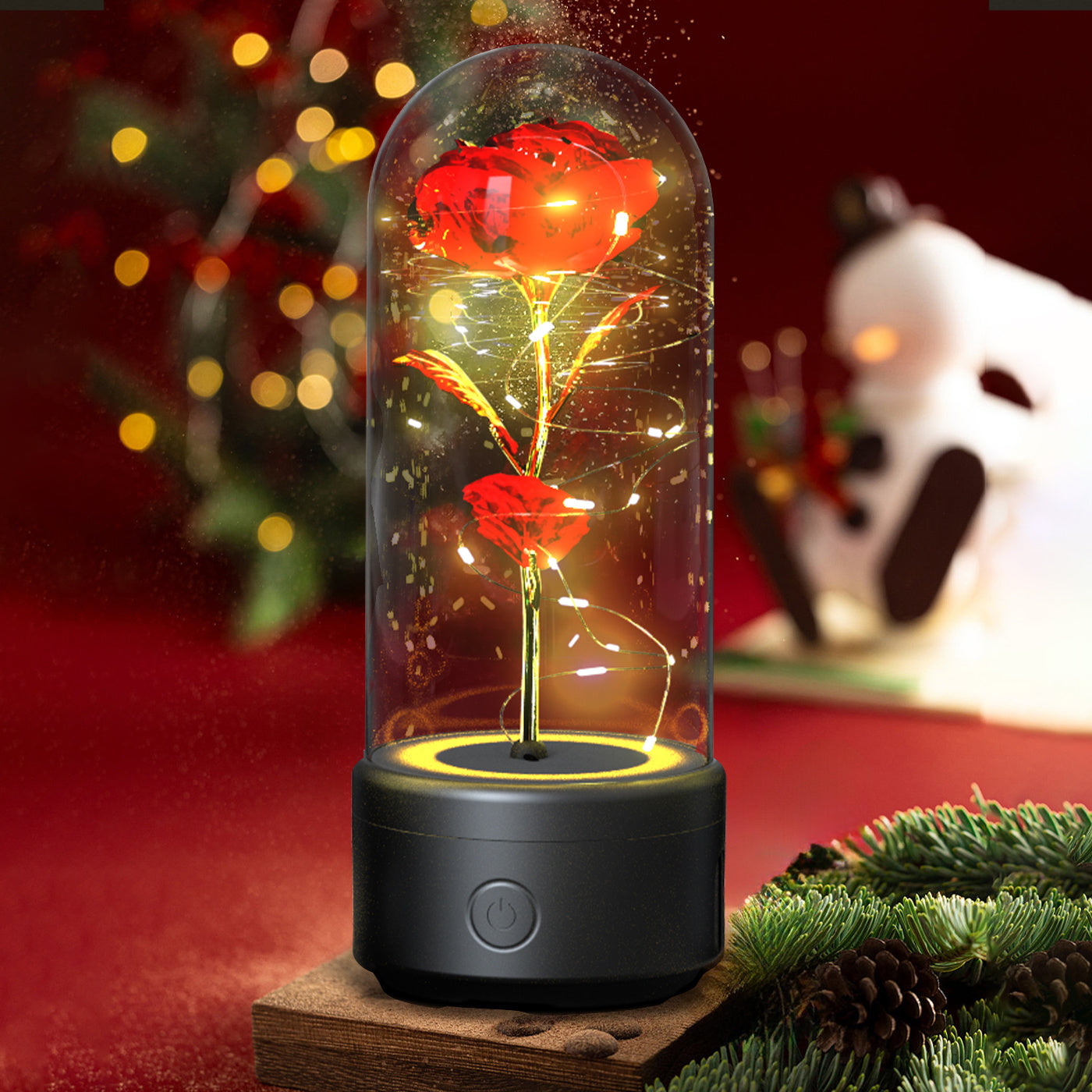 2 In 1 Rose LED Light